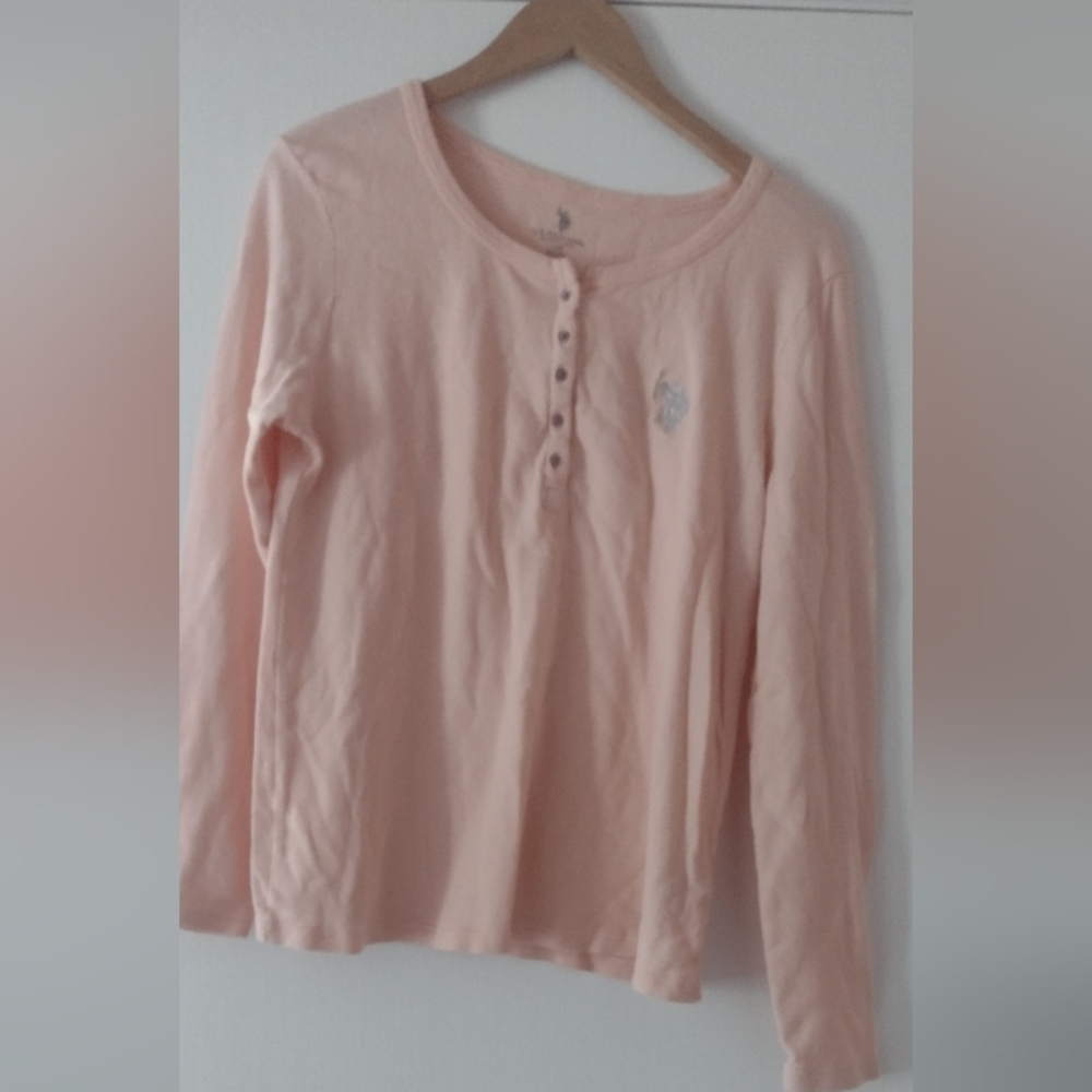 U.S.Polo Henley top ptp 21.5"